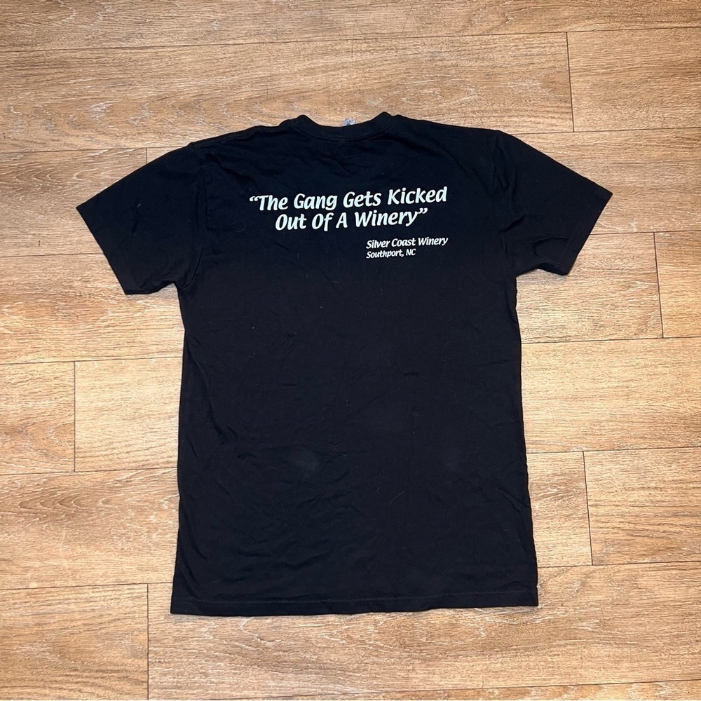 Next Level Apparel Black T-Shirt with Yellow Print - Picture 3 of 3